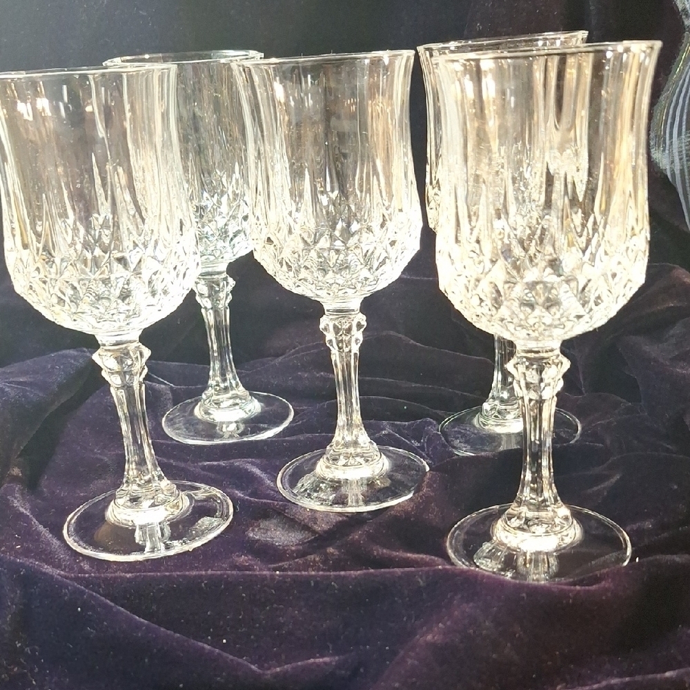 Crystal Wine Glass Set Of 5